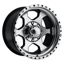16x8 Ultra 175U Rogue Diamond Cut W/Black Wheel 8x6.5 (10mm)
