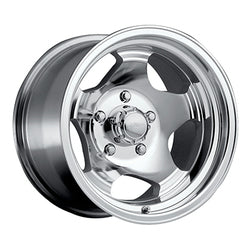 15x7 Ultra 50K Machined with Clear Coat Wheel 5x4.75 (-6mm)