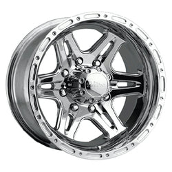 17x9 Ultra 208P Badlands Polished Wheel 8x6.5 (12mm)