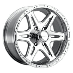 15x10 Ultra 208P Badlands Polished Wheel 5x5.5 (-44mm)