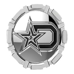 LENS-645C-DSTAR D/S CHROME SNAP-IN LENS WITH D-STAR LOGO FOR TYPE 645V (ALL)