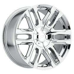 22x9.5 Pacer 787C Benchmark Chrome Plated Wheel 5x115 (15mm)