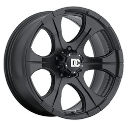 16x8 Dick Cepek 700B DC Blackout Black  Wheel 8x6.5 (-12mm)