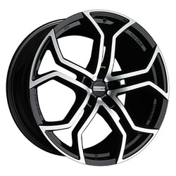 20x9 Fondmetal 185MB 9XR Gloss Black Machined Wheel 5x112 (30mm)