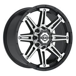 18x9 Gear Off Road 741MB Mechanic Blk Machine Wheel 6x135/6x5.5 (18mm)
