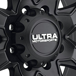89-9779SB ULT SATIN BLACK BOLT-ON CLOSED CAP FOR 8X6.50