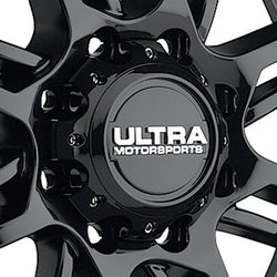 89-9765BK ULT GLOSS BLACK BOLT-ON CLOSED CAP FOR 6X5.50/135