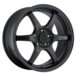 16x7 Konig 30B Backbone Matte Black Wheel 4x100 (40mm)