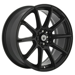 17x7 Konig 45B Control Black Wheel 5x110 (40mm)