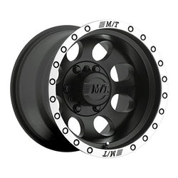 15x12 Mickey Thompson Classic Baja Lock Black Machined Wheel 6x5.5 (-73mm)