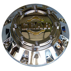 CAP-6C-C14 G/A CHROME COVERED-LUG CAP W/COGS FOR 5&6 LUG