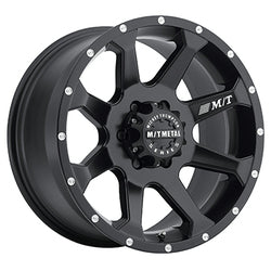 18x9 Mickey Thompson 366B MM-366 Black Milled Wheel 5x5 (-12mm)