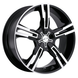 16x7 Platinum 292B Saber FWD Gloss Black Wheel 5x100 (42mm)