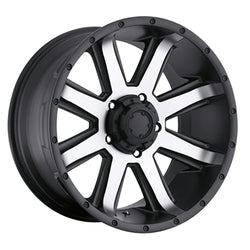 16x8 Ultra 195U Crusher Diamond Cut W/Black Wheel 6x5.5 (10mm)