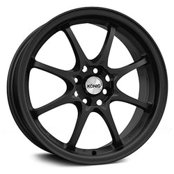 15x6.5 Konig 72B Helium Matte Black Wheel 4x100 (40mm)