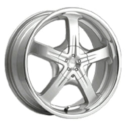 14x6 Pacer 774MS Reliant Titanium Silver Wheel 4x100/4x4.5 (38mm)