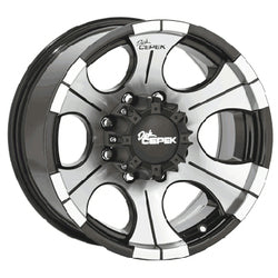 15x8 Dick Cepek DC-2 Machined with Gloss Black Wheel 5x5.5 (-21mm)