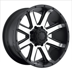 17x8 Ultra 195U Crusher Diamond Cut Wheel 8x6.5 (19mm)