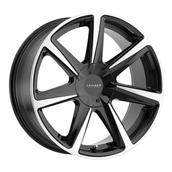 22x9.5 Cruiser Alloy 922MB Kinetic Blk Machine Wheel 6x135/6x5.5 (25mm)