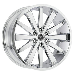20x9 Platinum 270C Pivot Chrome Wheel 6x5.5 (25mm)