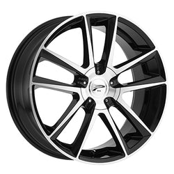 20x8.5 Platinum 436U Gemini Gloss Black Wheel 5x112 (40mm)