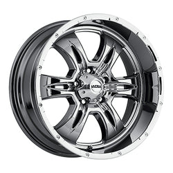 20x9 Ultra 249V Predator II PVD Chrome Wheel 6x5.5 (18mm)