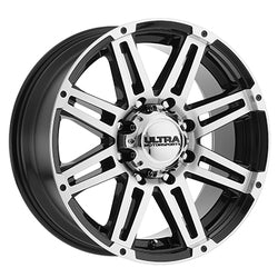 16x8 Ultra 226U Machine Gloss Black Wheel 8x6.5 (1mm)