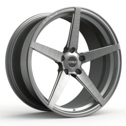 18x8 Fittipaldi FSF02HB Brushed W/Dark Tint Wheel 5x112 (35mm)