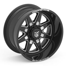 20x10 Dropstars 655BM Gloss Black Wheel 5x5.5/5x150 -25