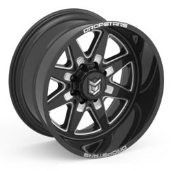 20x12 Dropstars 655BM Gloss Black Wheel 8x170 -44