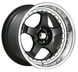 18x10 Konig 97B SSM Gloss Black W/Machined Lip Wheel 5x4.5 (15mm)