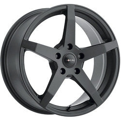 16x7 Focal 455SB F-55 Satin Black Wheel 5x120 (40mm)