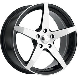 16x7 Focal 455U F-55 Gloss Black Wheel 5x100 (40mm)