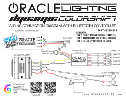 Oracle 18-19 Ford F150 Dynamic DRL Replacements + Dynamic Turn Signals - - Dynamic