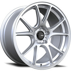17x8 Konig 100S Freeform Matte Silver Wheel 4x100 (45mm)