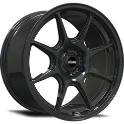18x8.5 Konig 102B Lockout Gloss Black Wheel 5x4.5 (45mm)