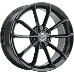 17x8 Platinum 457BK Revelation Gloss Black and Clear-Coat Wheel 5x120 (35mm)