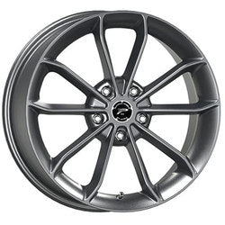 18x8 Platinum 457GN Revelation Gloss Gun Metal Grey Wheel 5x120 (35mm)