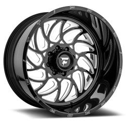 22x12 Fittipaldi Offroad FTF09 Alpha Black Milled Wheel 6x135 (-51mm)