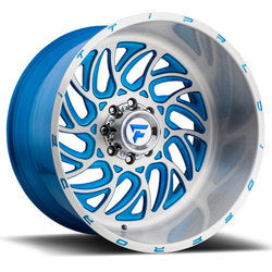 24x14 Fittipaldi Offroad FTF09 Alpha Brushed Blue Wheel 8x170 (-76mm)