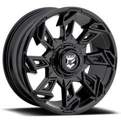 20x12 Gear Off Road 752B Slayer Black Wheel 6x135 (-44mm)