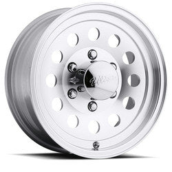 15x6 Ultra 062 Smooth Mod Trailer Machined with Clear Coat Wheel 6x5.5 (0mm)
