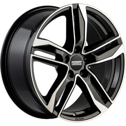 18x8 Fondmetal 192MB Hexis Gloss Black Machined Wheel 5x112 (29mm)