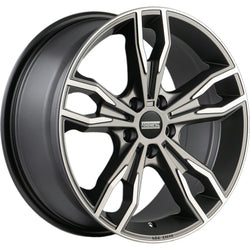 19x8 Fondmetal 193MT Alke Matte Titanium Machined Wheel 5x120 (30mm)