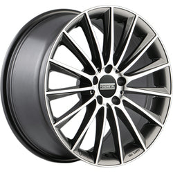 19x8 Fondmetal 195MH Aidon Gloss Titanium Machined Wheel 5x112 (38mm)