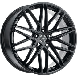 17x8 Platinum 460BK Atonement Gloss Black and Clear-Coat Wheel 5x112 (40mm)
