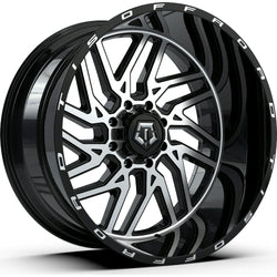 20x10 TIS 544MB Gloss Black w/Machined Face Wheel 8x170 (-25mm)