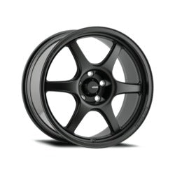 17x8 Konig 106B Hexaform Matte Black Wheel 4x108 (40mm)