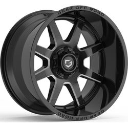 20x10 Gear Off Road 762BM Pivot Black Milled Wheel 6x5.5 (-19mm)