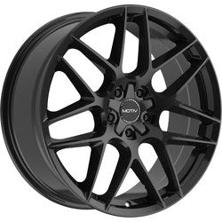 18x8 Motiv 435B Foil Gloss Black Wheel 5x4.5/5x120 (42mm)